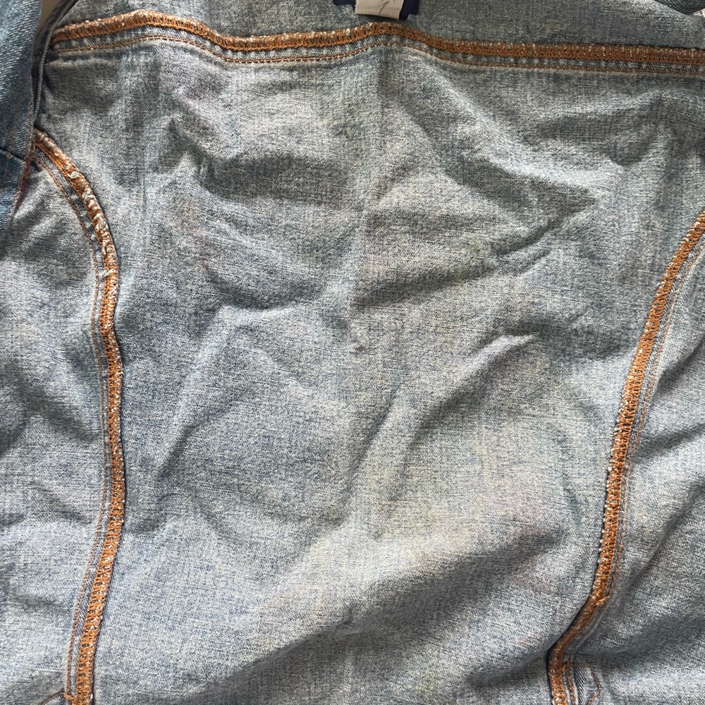 Vintage Gap Denim Patchwork Vest (Large) - image 4